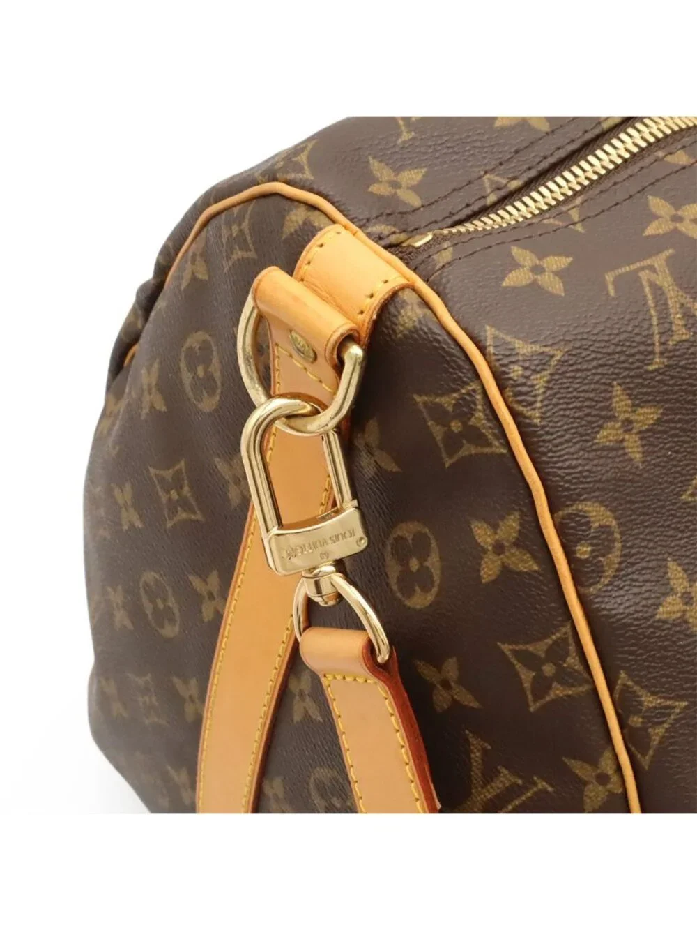 Louis Vuitton Monogram Keepall Bandouliere 55 Boston Bag Purse 2-Way